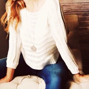 Kirra open knit loose weave‎ top size large